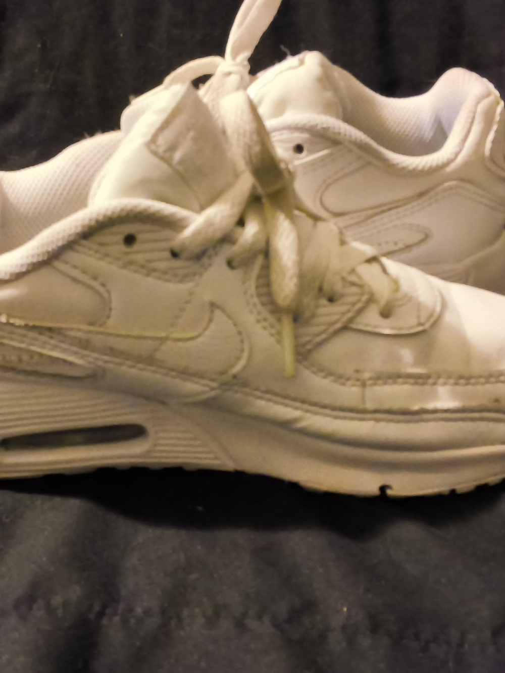 Nike Kids White Lace-Up Sneakers